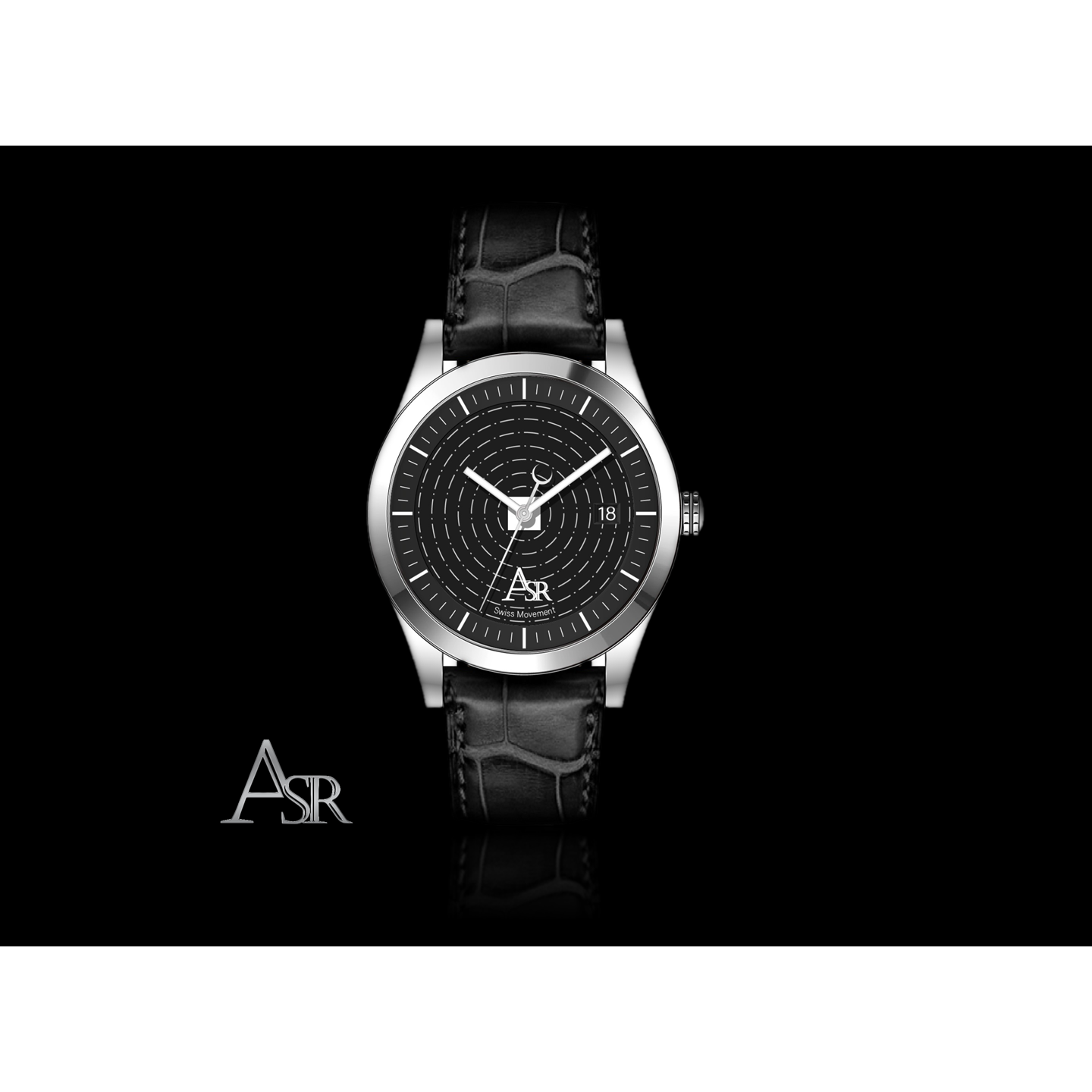 Orbital - Dawn - ASR WATCHES, mans watch, mens watch, leather strap, islamic watch men, ka'aba watch